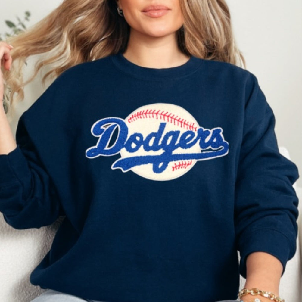 Baseball Patch Crewneck