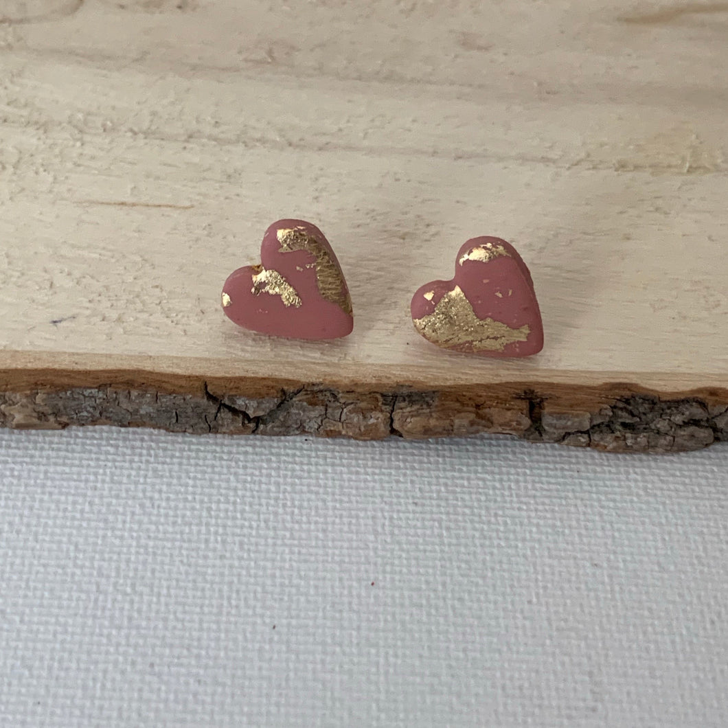 Golden Love Studs